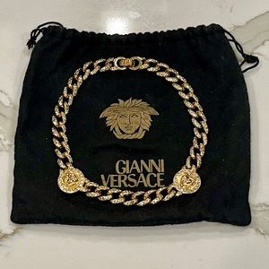 Gianni Versace Ultimate ICED OUT Cuban Link Vintage Choker Chain